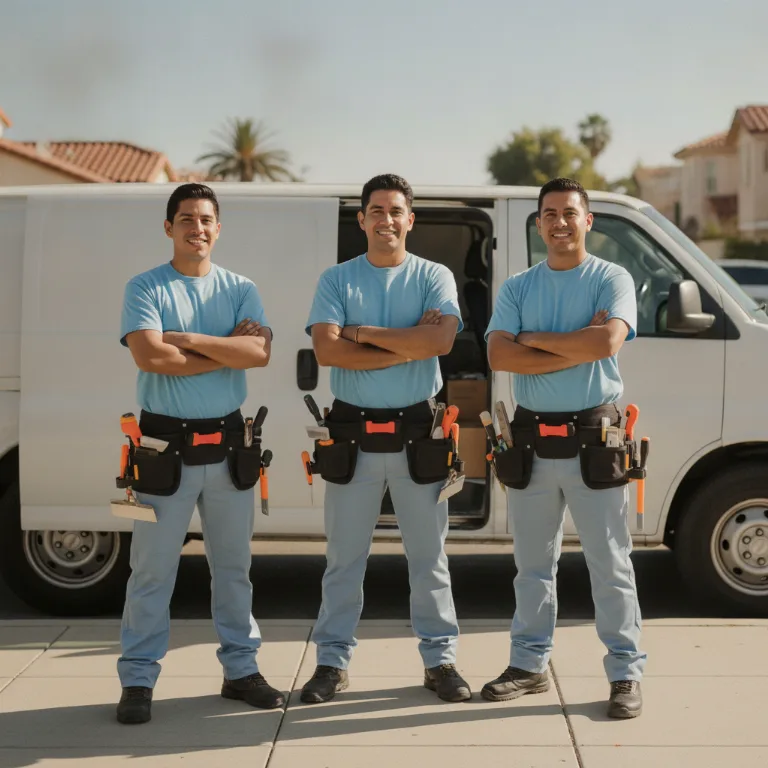 Ladrilhador equipe em Lajeado